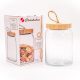 43583-WOODY BAMBOO JAR WITH LID 860CC