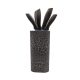 ABT-SET-6-BRONZE BIG SIZE STAND KNIFE SET