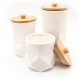 porj-21-0299 LA PURLE PORCELAIN 3 PIECE SPICE SET